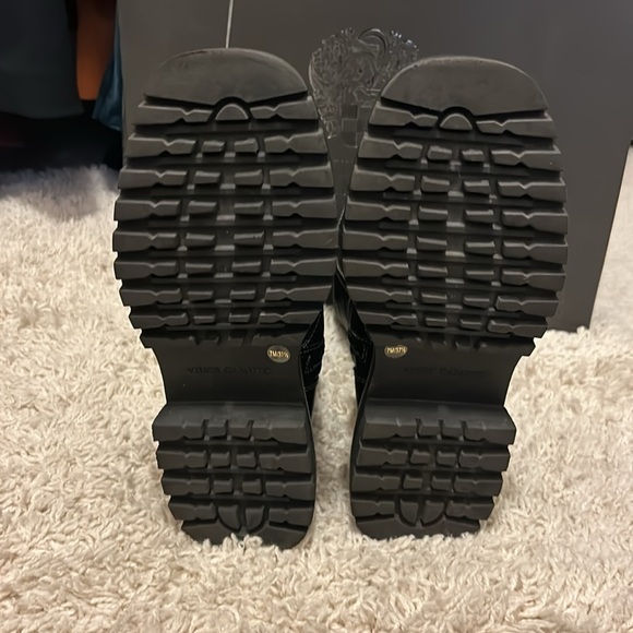 Vince Camino Black Monchia Combat Boots - Picture 3 of 8